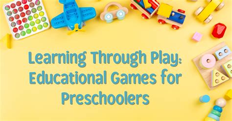 Learning Through Play: Educational Printables