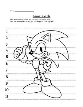 Learning with Lightning Speed: Educational Sonic Worksheets
