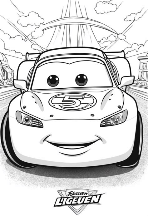 Lightning McQueen Coloring Pages: Unleash Their Inner Artist