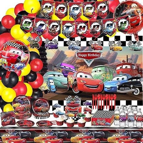 Lightning McQueen Party Decorations & Supplies: The Ultimate Pit Crew