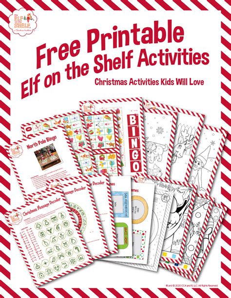 Little Elves, Big Fun: Printable Games for Kids