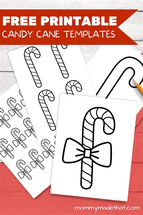 Little Learners, Big Hearts: Simple Candy Cane Printables for Preschoolers