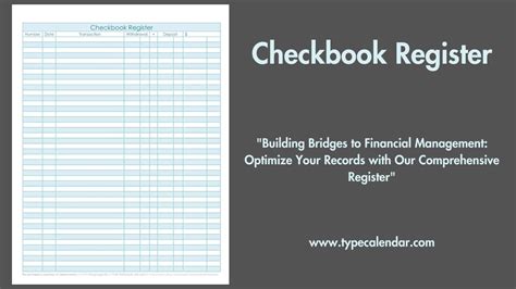 Managing Multiple Accounts: Advanced Printable Checkbook Ledgers