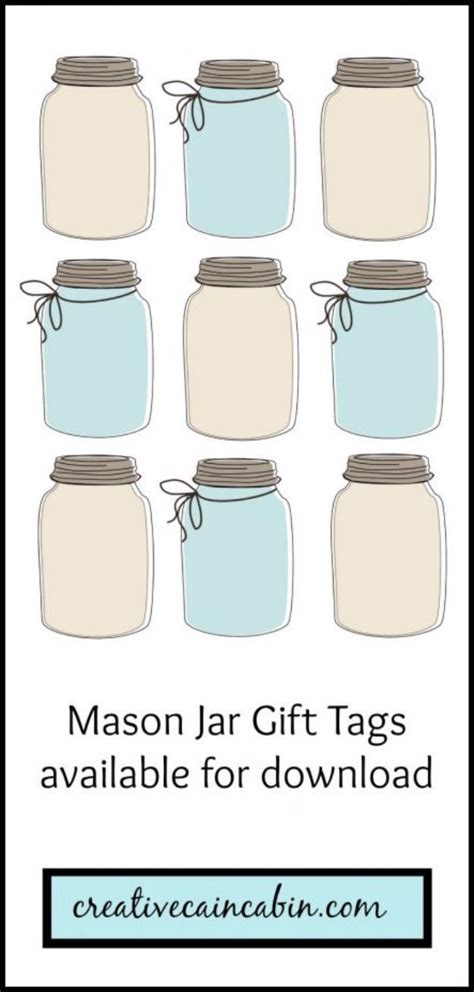 Mason Jar Printables for Gifting & Celebrations