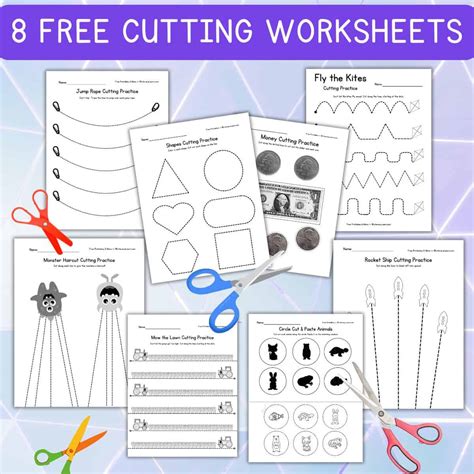 Mastering the Straight Line: Foundations of Control with Scissor Practice Printables