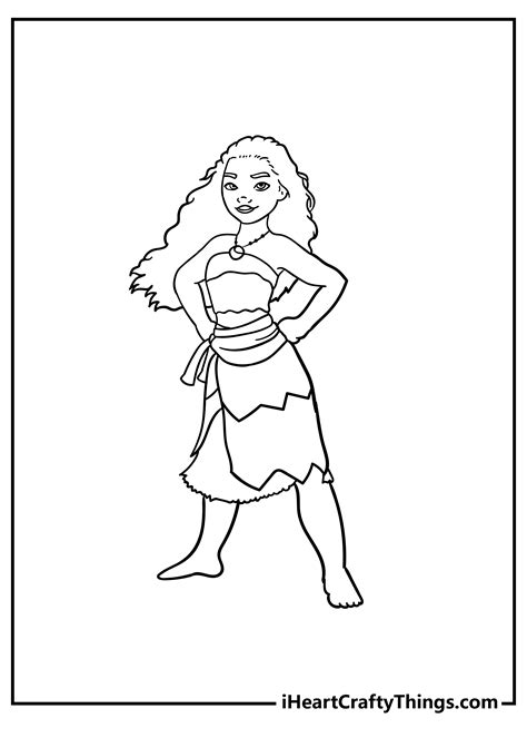 Meet the Crew: Iconic Moana Character Coloring Pages
