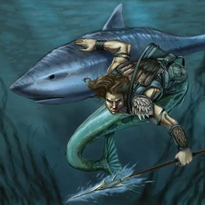 Mermaids with Friends: Sea Creatures & Fantasy Companions