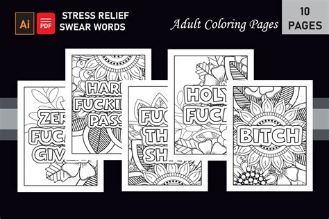 Mindful Maledictions: Integrating Swear Word Coloring into Your Self-Care Routine