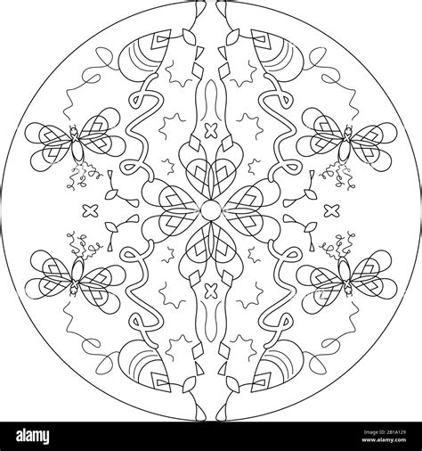Mindful & Mandala-Inspired: Therapeutic Butterfly Coloring Pages for Relaxation
