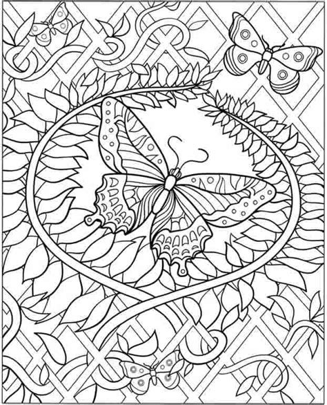 Mindful Moments: Calming Butterfly Coloring Printables for Relaxation