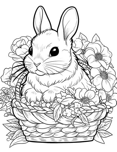 Mindful Moments: Detailed Bunny Mandalas for Grown-Ups (and patient kids!)