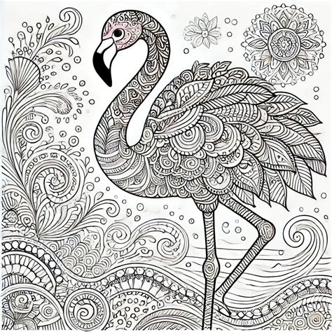 Mindful Moments: How Flamingo Coloring Boosts Well-being