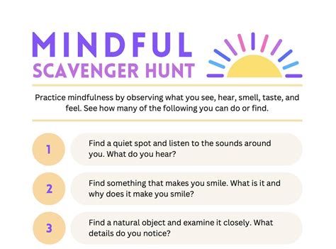 Mindful Moments: Nature Connection Printables