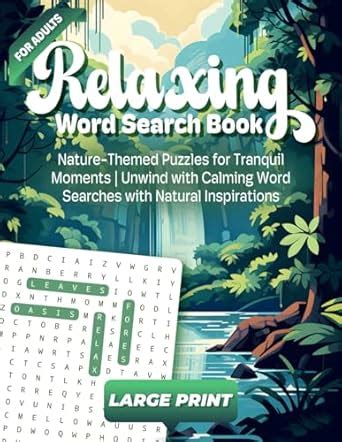 Mindful Moments & Relaxing Retreat Word Searches