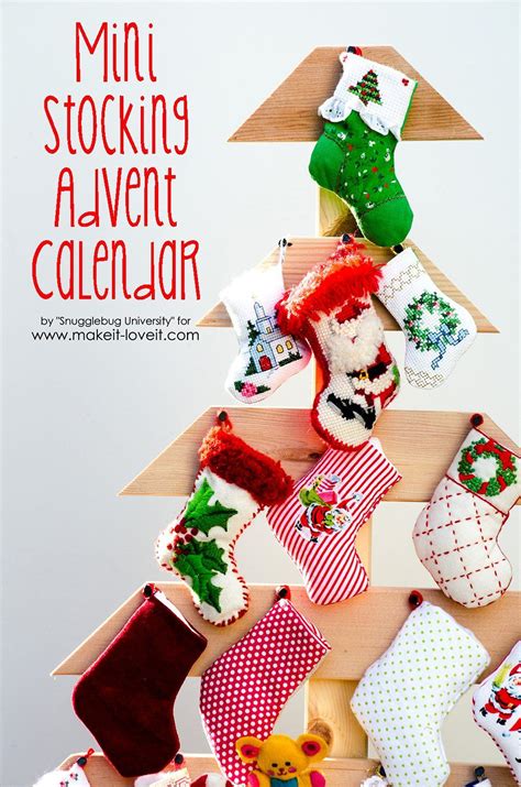 Mini & Advent Calendar Stocking Printables