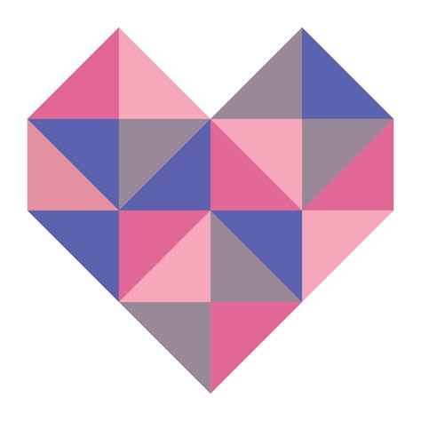 Modern Love: Geometric & Minimalist Heart Shapes