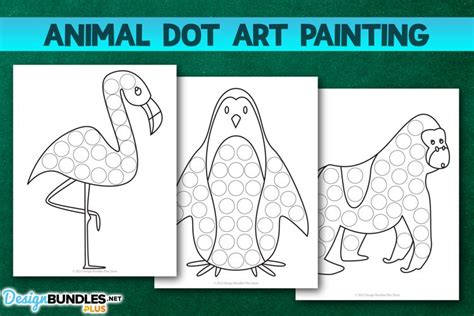 Nature's Canvas: Botanical & Animal Dot Art