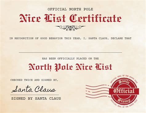 "Official" Santa Letters & Certificates: Beyond Just a List