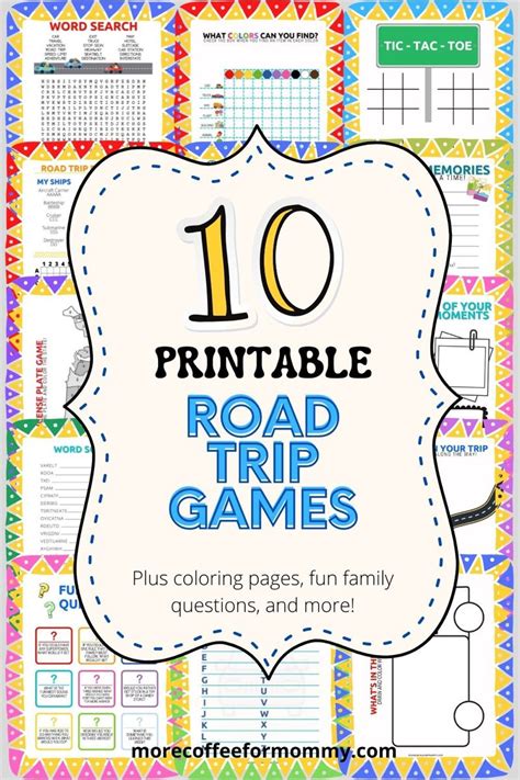 On-the-Go Fun: Travel-Friendly Printables