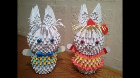 Origami & 3D Paper Bunnies: Bringing Your Creations to Life