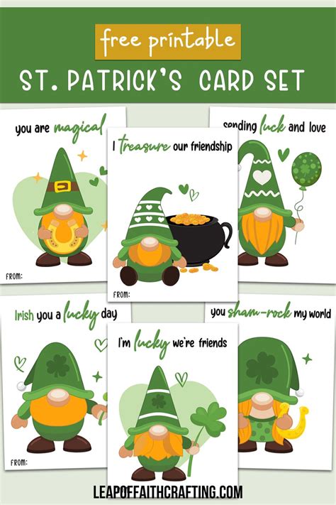 Our Favorite Printable St. Patrick's Day Categories
