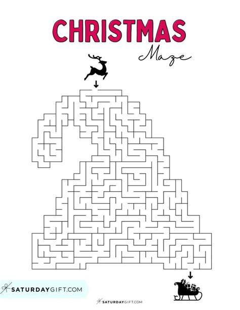Our Top Christmas Maze Printable Categories for Every Occasion