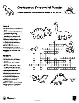 Paleo-Puzzle Challenges: Advanced Dinosaur Crossword Printables for Expert Enthusiasts