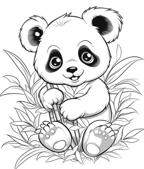 Panda Habitats & Friends Coloring Pages