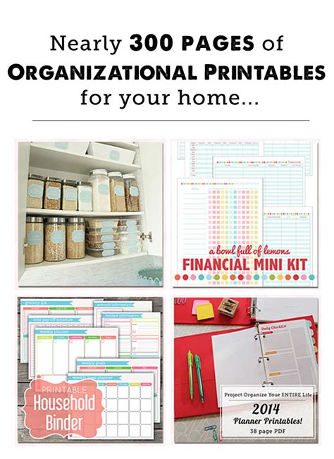 Parents, Assemble! Organizational Printables