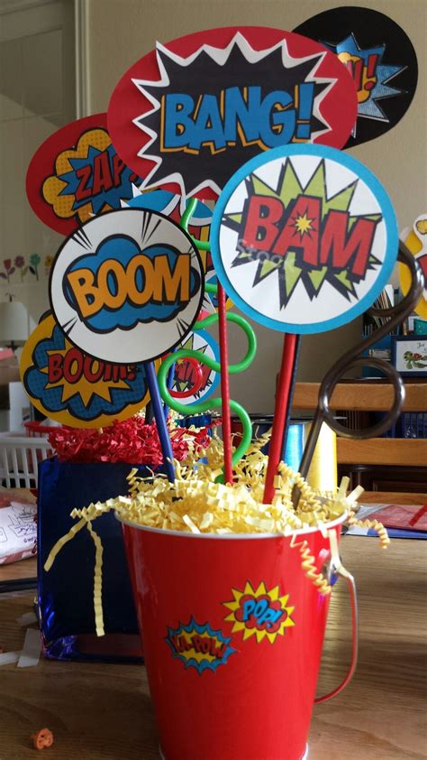 Party Central: Superhero Décor & Favors