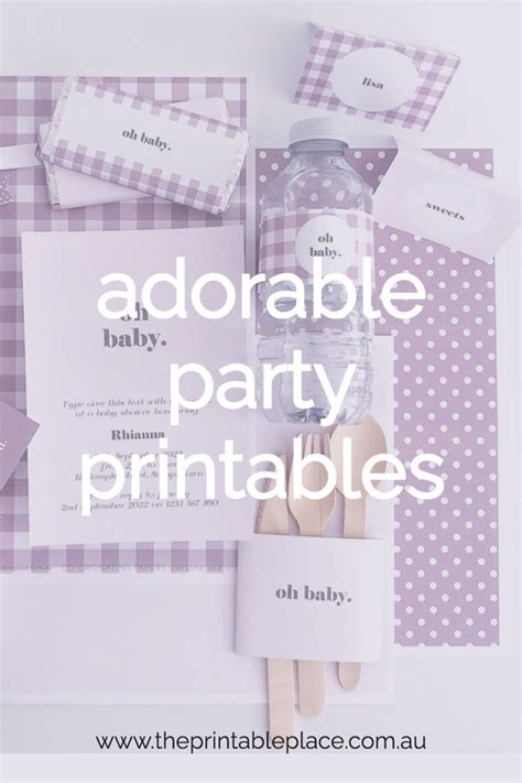 Party & Decoration Printables: Setting the Scene for Adventure