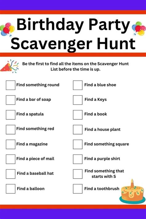 Party Perfect: Birthday Bash Treasure Hunts