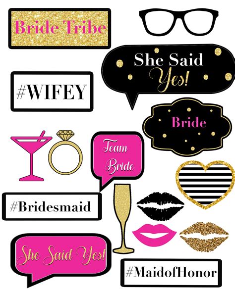 Party Perfect: Decor & Photo Booth Printables