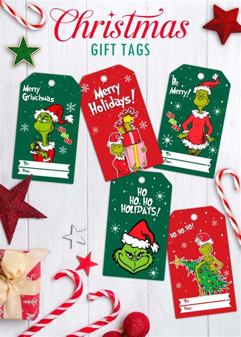Party Perfect: Grinch Gift Tags & Invitations