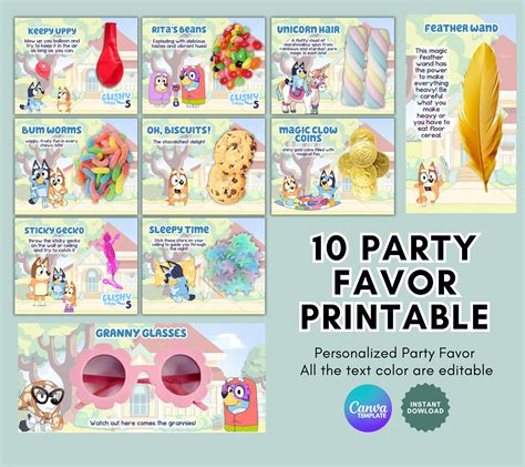 Party Perfect Printables: Decorations & Favors
