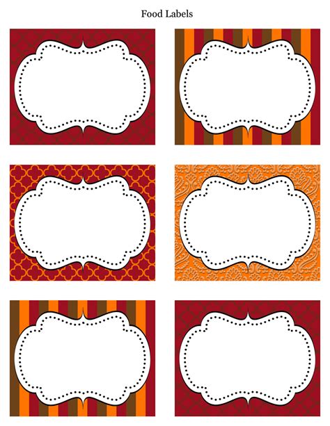 Party Perfection: Printable Labels & Food Fun