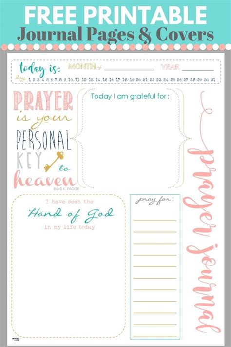 Personal Growth & Reflection: Printable Devotionals & Prayer Journals
