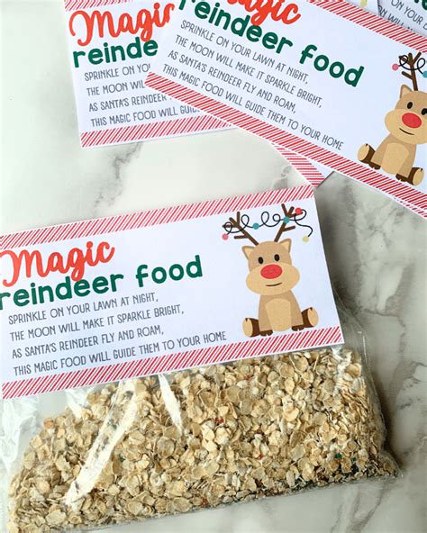 Personal Touch: Customizing Your Reindeer Food Printables
