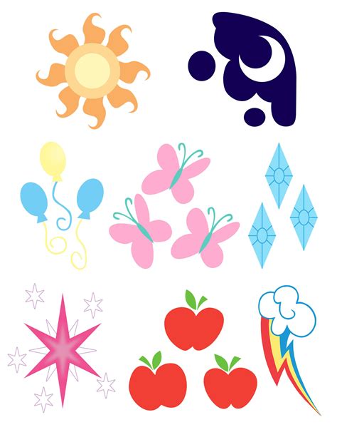 Personal Touch: Cutie Marks & Character Focus My Little Pony Printables