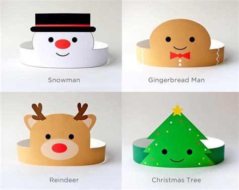 Personalizable & DIY Christmas Hat Printables: Make It Uniquely Yours