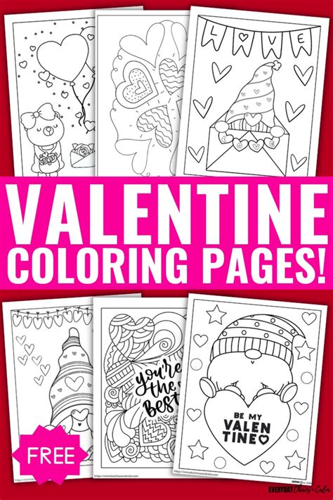Personalized & Customizable Pages: Making Your Free Printable Valentine Coloring Truly Unique