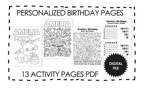 Personalized & Proud: Custom Name & Age Pages