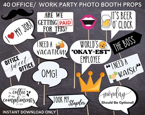 Picture-Perfect Moments: Photo Booth Props & Signs