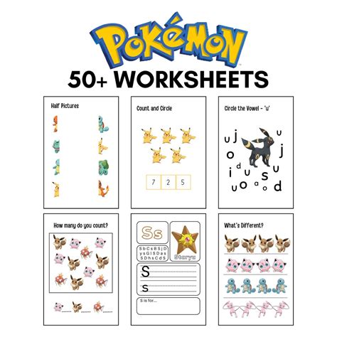 Pikachu Learning & Educational Pages