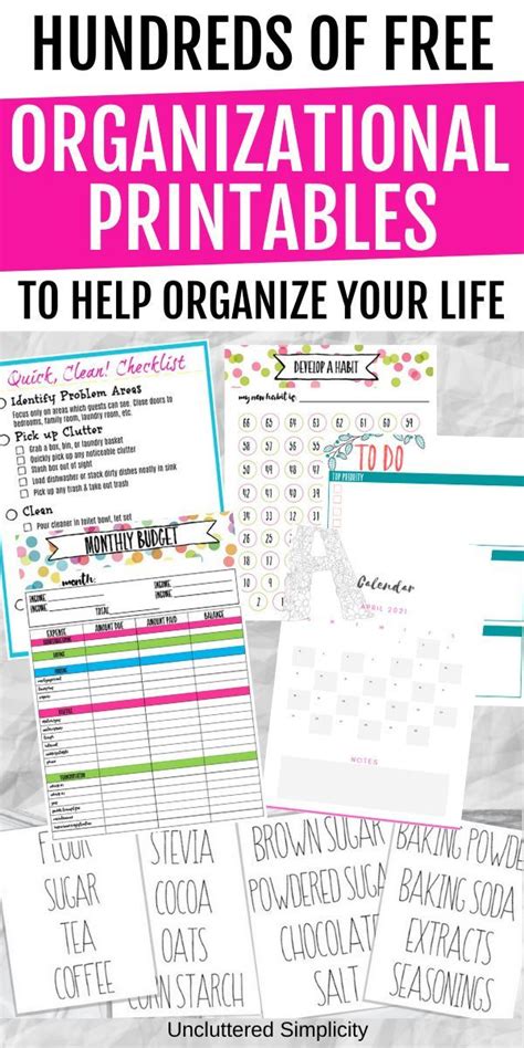 Planner & Organizational Printables: Structuring Your Spiritual Discipline