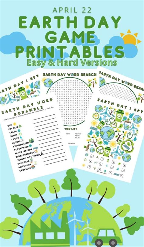 Play & Discover: Fun Earth Day Game Printables