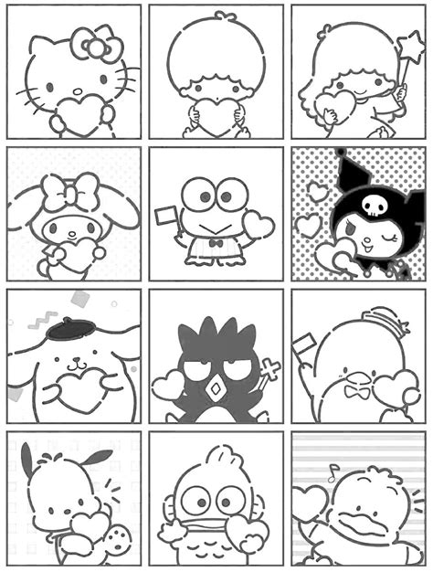 Play & Learn: Activity-Based Sanrio Printable Pages