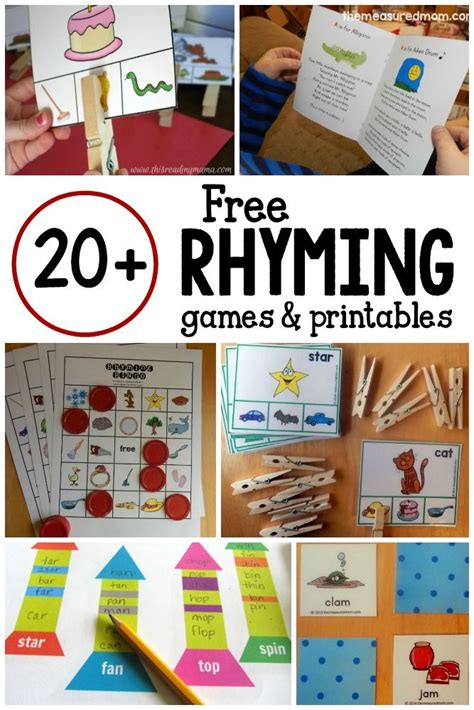 Playful Learning: Engaging Rhyming Games & Activities