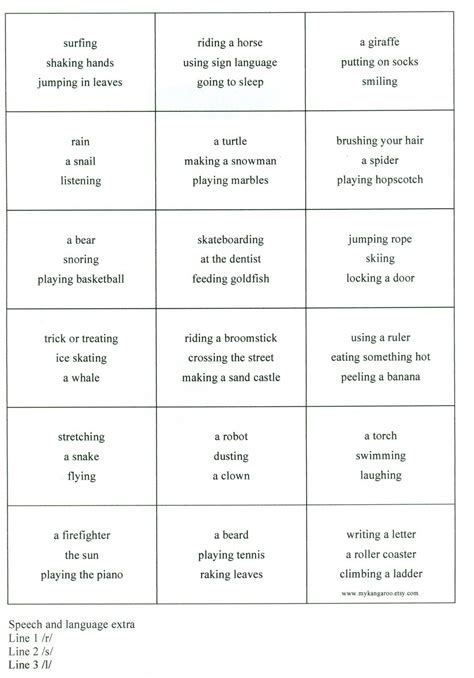 Pop Culture & Modern Mania: Trendy Printable Charades Ideas