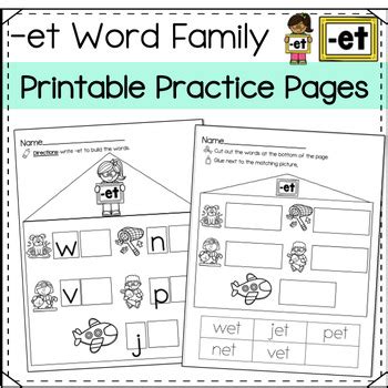 "Print-and-Go" Activity Pages